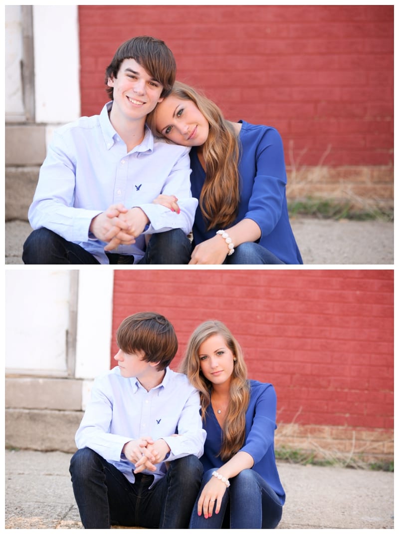 High School Sweethearts in Downtown Champaign, Engagement Photos by Ebby L Photography
