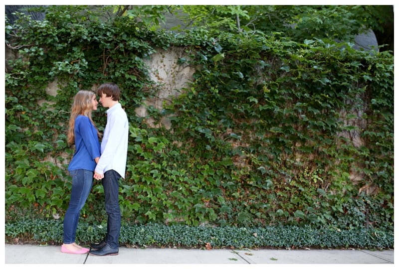 High School Sweethearts in Downtown Champaign, Engagement Photos by Ebby L Photography