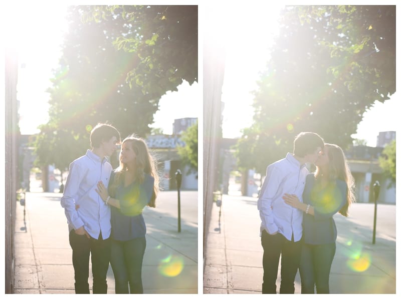 High School Sweethearts in Downtown Champaign, Engagement Photos by Ebby L Photography