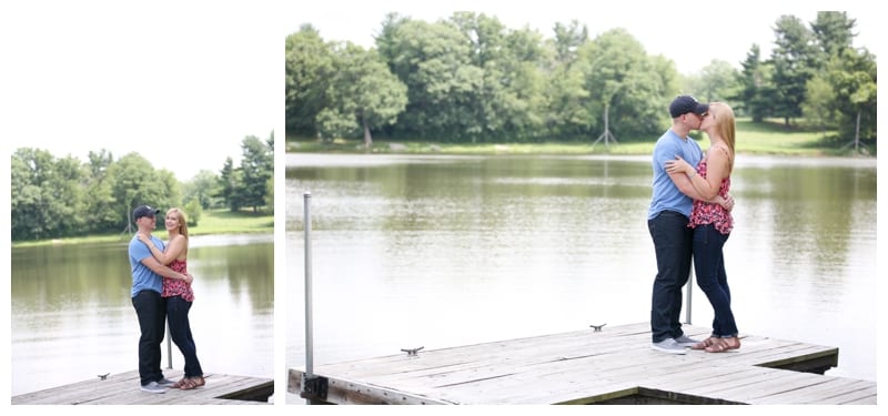 A Summer Engagement Session at Lake of the Woods in Mahomet, IL by Ebby L Photography