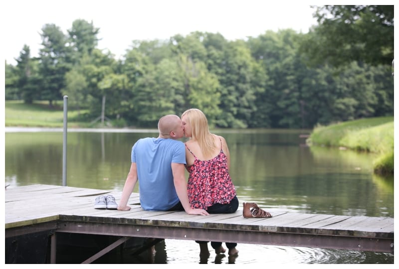 A Summer Engagement Session at Lake of the Woods in Mahomet, IL by Ebby L Photography
