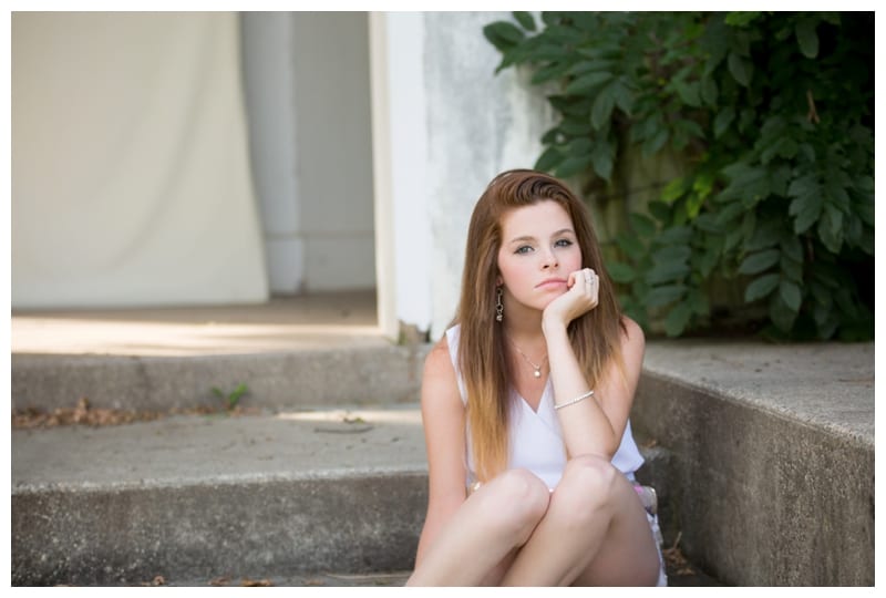 Mt. Zion Senior taken at Allerton Park in Monticello, IL by Ebby L Photography