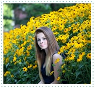 Mt. Zion Senior taken at Allerton Park in Monticello, IL by Ebby L Photography