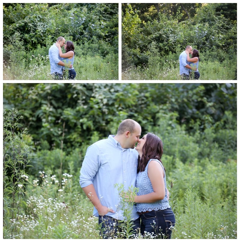 A Golden Summer Night Engagement Session at Allerton Park by Ebby L Photography