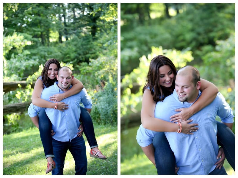 A Golden Summer Night Engagement Session at Allerton Park by Ebby L Photography