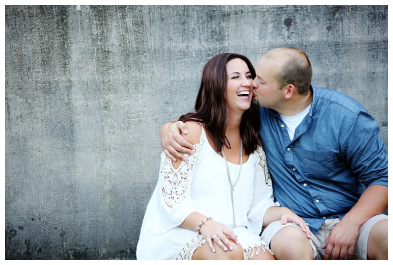 A Golden Summer Night Engagement Session at Allerton Park by Ebby L Photography