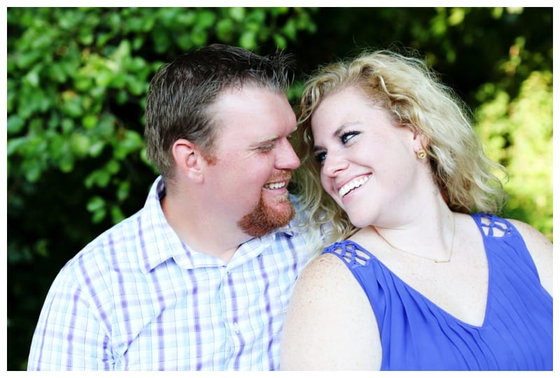 A hot summer night engagement session at Meadowbrook Park in Urbana, IL by Ebby L Photography