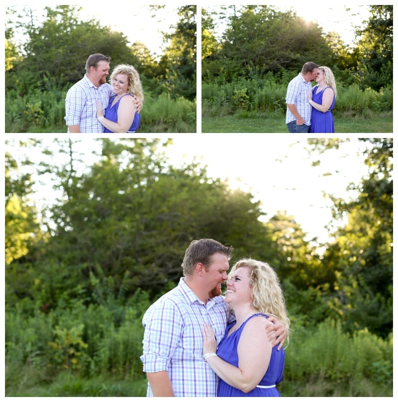 A hot summer night engagement session at Meadowbrook Park in Urbana, IL by Ebby L Photography