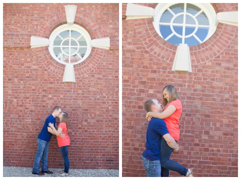 High school sweethearts engagement photos at Allerton Park in Monticello, IL by Ebby L Photography