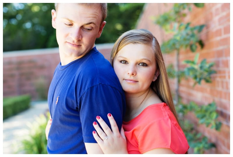 High school sweethearts engagement photos at Allerton Park in Monticello, IL by Ebby L Photography