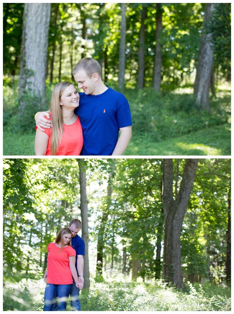 High school sweethearts engagement photos at Allerton Park in Monticello, IL by Ebby L Photography