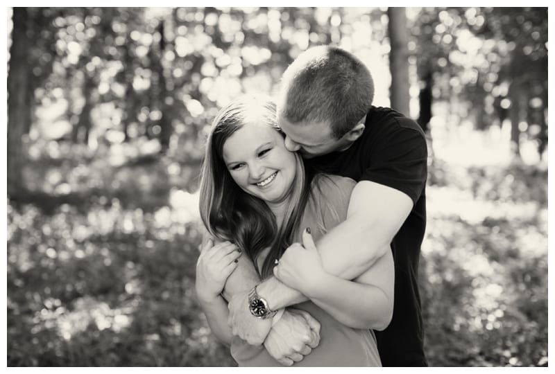 High school sweethearts engagement photos at Allerton Park in Monticello, IL by Ebby L Photography