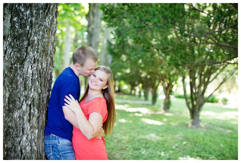 High school sweethearts engagement photos at Allerton Park in Monticello, IL by Ebby L Photography