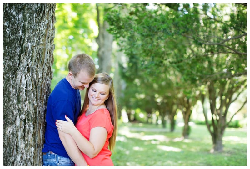 High school sweethearts engagement photos at Allerton Park in Monticello, IL by Ebby L Photography