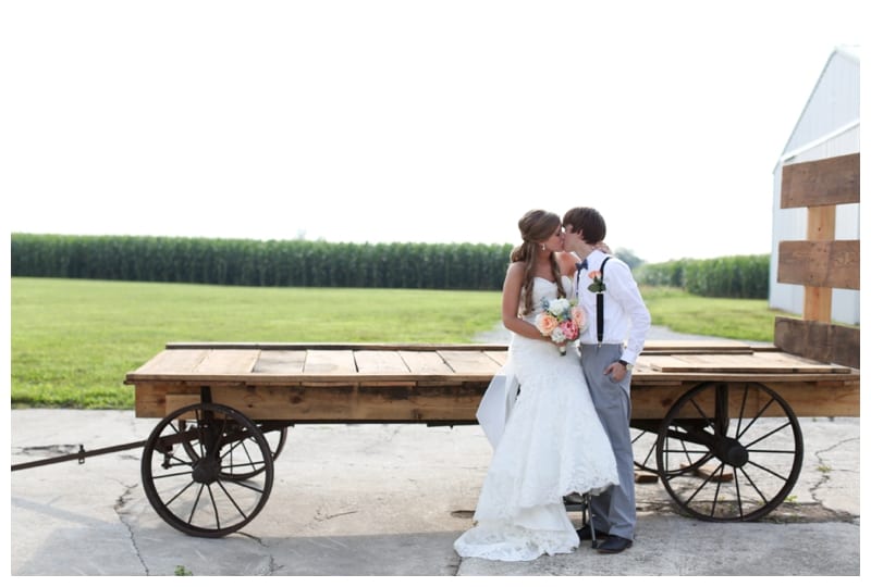 A Rustic Barn Wedding and Reception at Engelbrecht Farm in Paxton, IL by Ebby L Photography