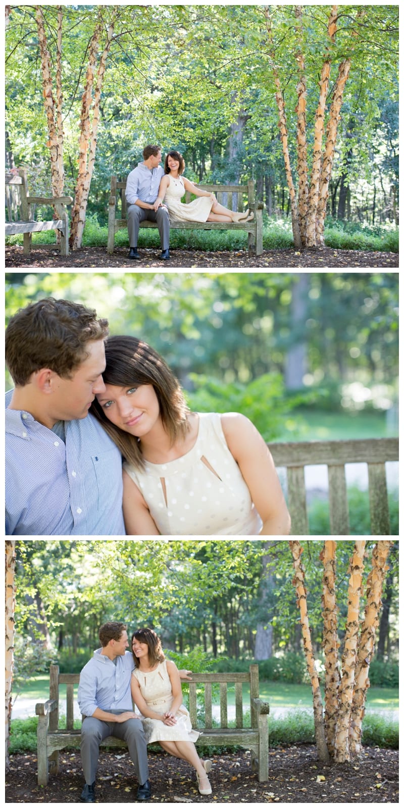 Canoeing couples engagement at Lake of the Woods in Mahomet, IL by Ebby L Photography