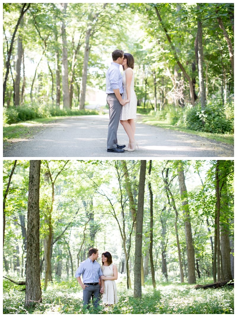 Canoeing couples engagement at Lake of the Woods in Mahomet, IL by Ebby L Photography