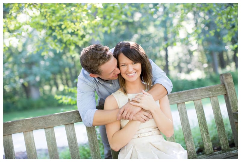 Canoeing couples engagement at Lake of the Woods in Mahomet, IL by Ebby L Photography
