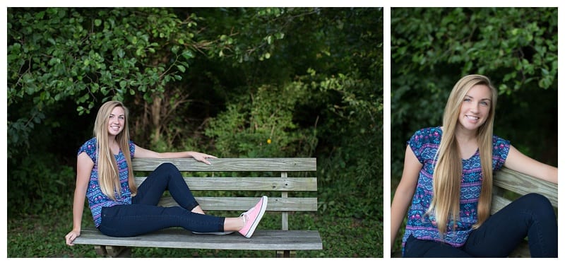 Blue eyed senior from Normal Community High School photos taken at Meadowbrook Park by Ebby L Photography