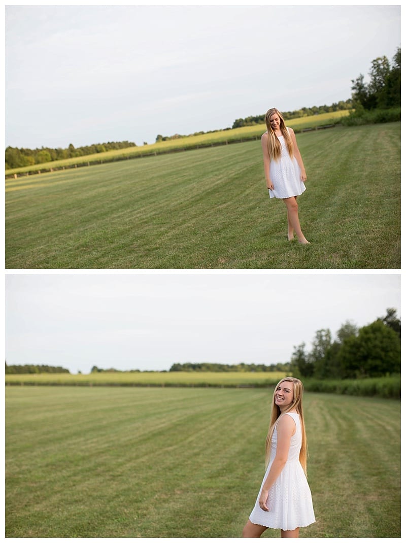 Blue eyed senior from Normal Community High School photos taken at Meadowbrook Park by Ebby L Photography