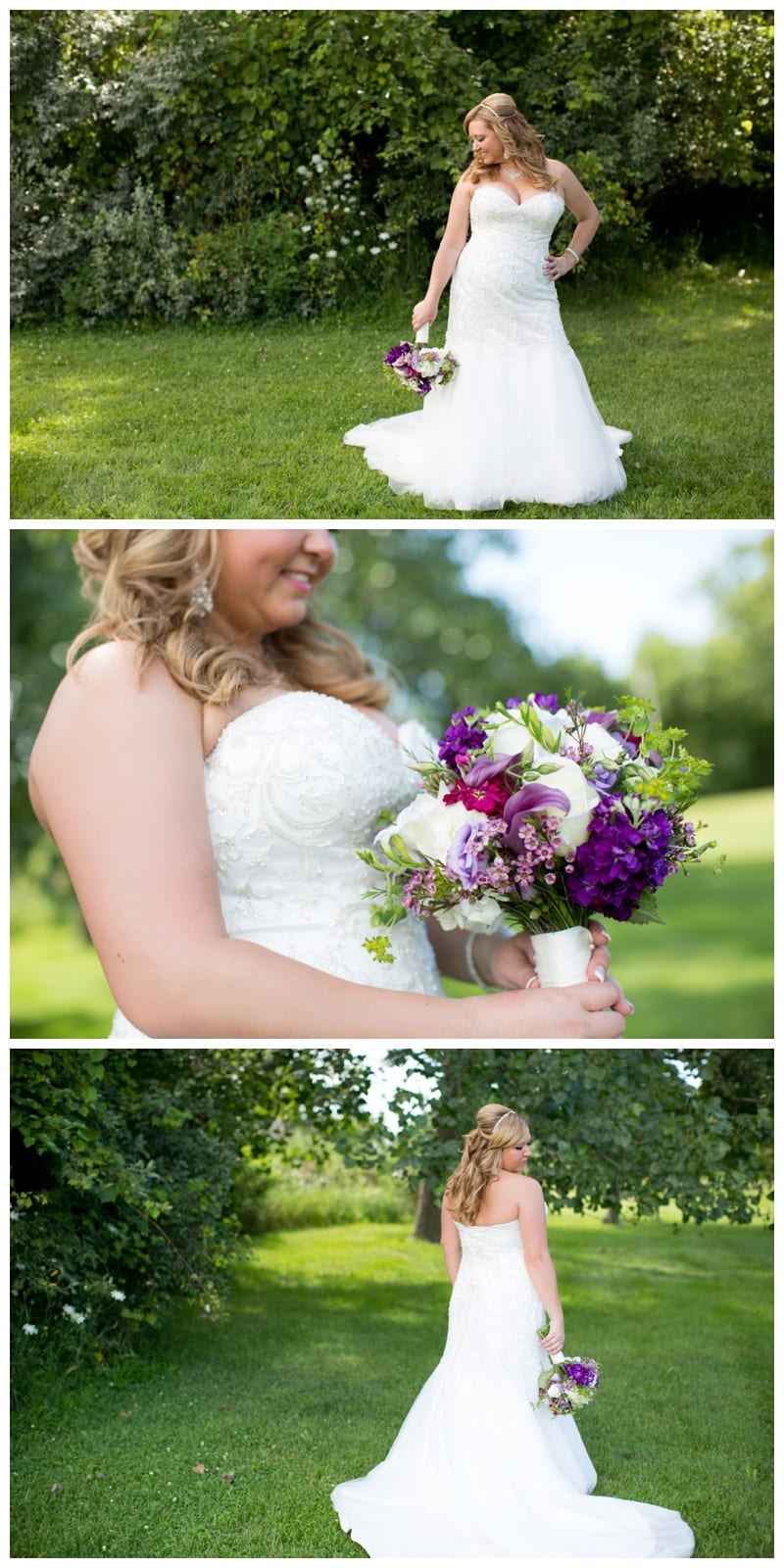 A Vibrant Purple and Gray Wedding at Regent Ballroom in Savoy, IL by Ebby L Photography
