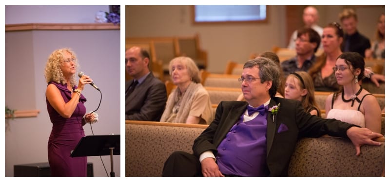 A Vibrant Purple and Gray Wedding at Regent Ballroom in Savoy, IL by Ebby L Photography