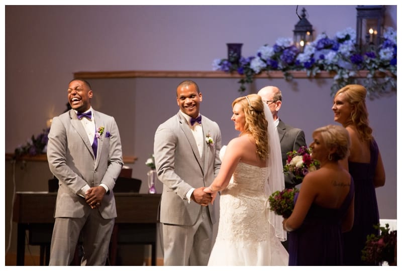 A Vibrant Purple and Gray Wedding at Regent Ballroom in Savoy, IL by Ebby L Photography