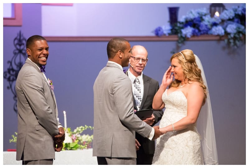 A Vibrant Purple and Gray Wedding at Regent Ballroom in Savoy, IL by Ebby L Photography