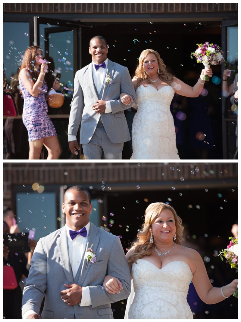 A Vibrant Purple and Gray Wedding at Regent Ballroom in Savoy, IL by Ebby L Photography