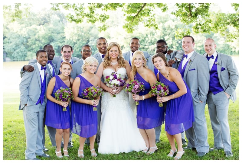 A Vibrant Purple and Gray Wedding at Regent Ballroom in Savoy, IL by Ebby L Photography