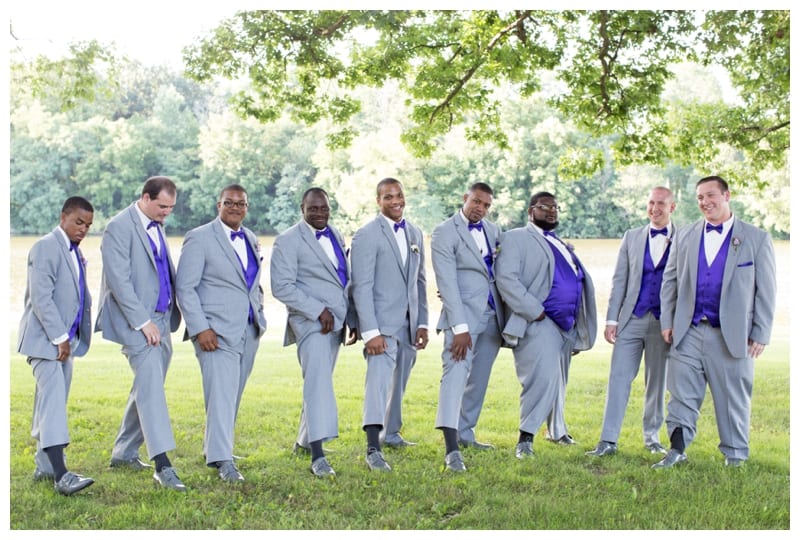 A Vibrant Purple and Gray Wedding at Regent Ballroom in Savoy, IL by Ebby L Photography
