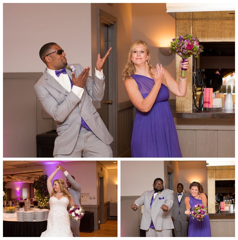 A Vibrant Purple and Gray Wedding at Regent Ballroom in Savoy, IL by Ebby L Photography