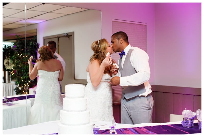 A Vibrant Purple and Gray Wedding at Regent Ballroom in Savoy, IL by Ebby L Photography