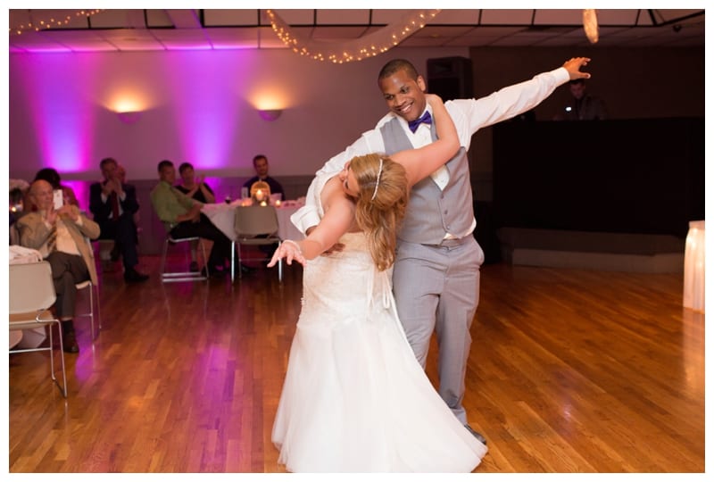 A Vibrant Purple and Gray Wedding at Regent Ballroom in Savoy, IL by Ebby L Photography