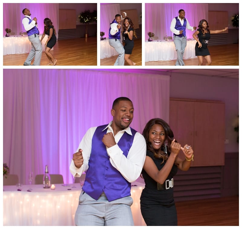 A Vibrant Purple and Gray Wedding at Regent Ballroom in Savoy, IL by Ebby L Photography