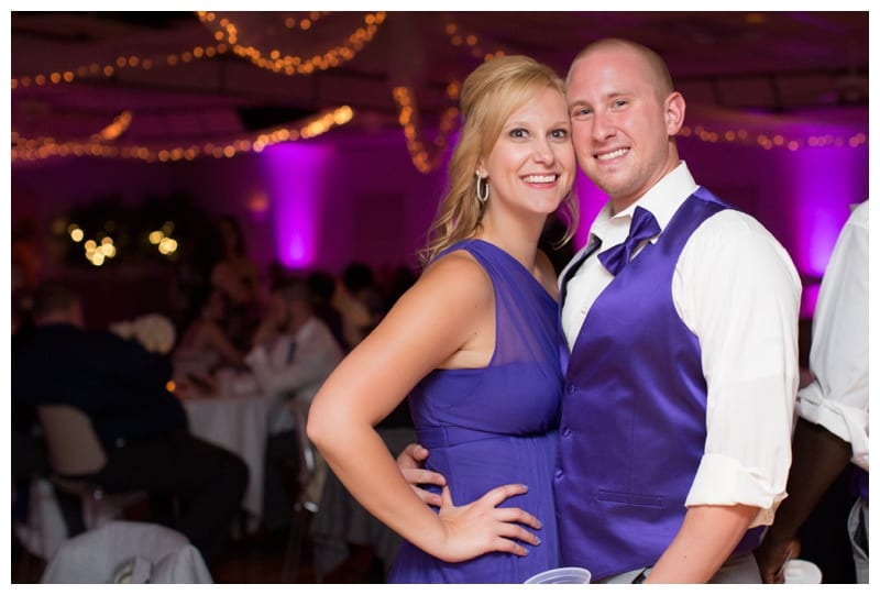 A Vibrant Purple and Gray Wedding at Regent Ballroom in Savoy, IL by Ebby L Photography