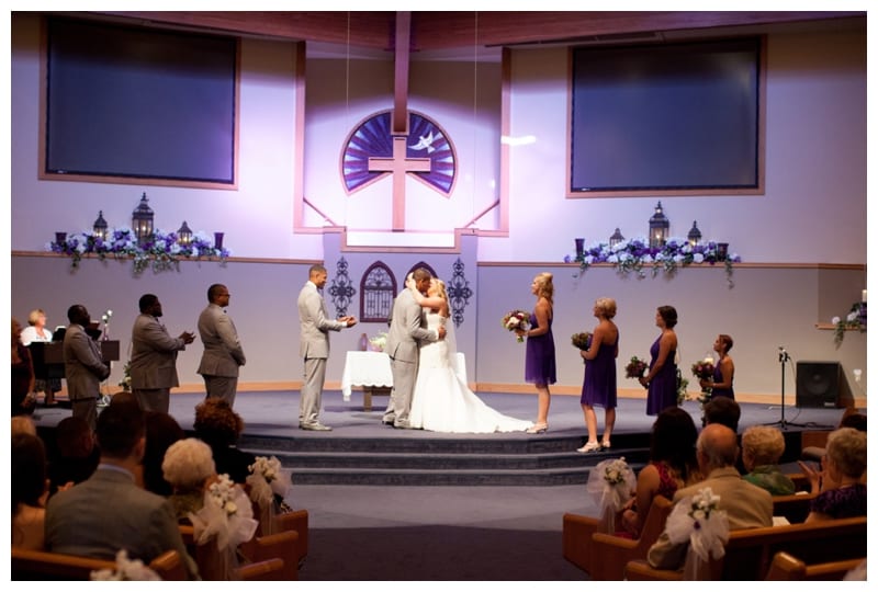 A Vibrant Purple and Gray Wedding at Regent Ballroom in Savoy, IL by Ebby L Photography