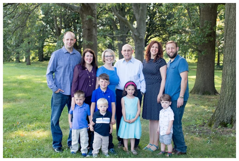 A Family Session of Generations at The Arboretum in Champaign, IL by Ebby L Photography