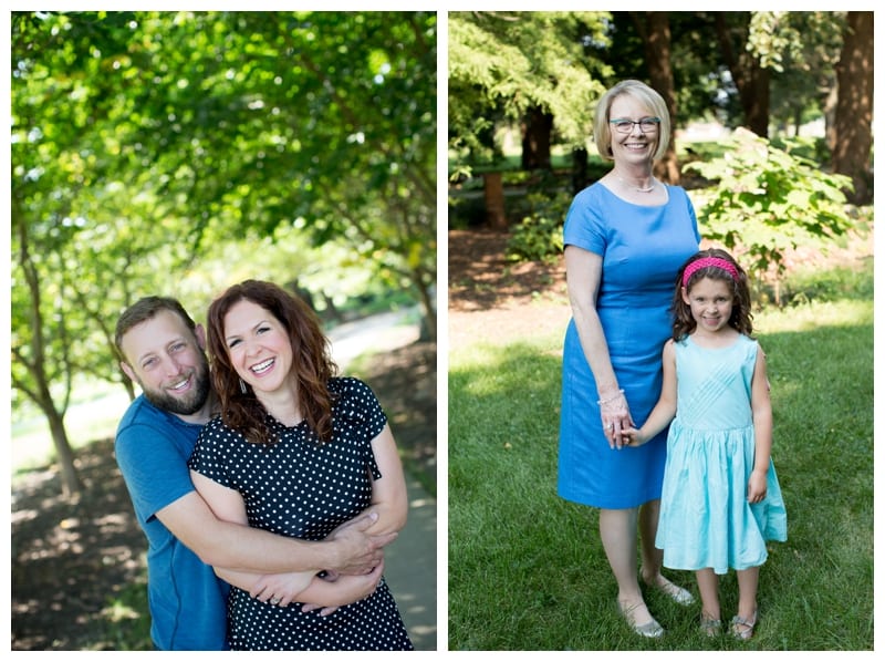 A Family Session of Generations at The Arboretum in Champaign, IL by Ebby L Photography