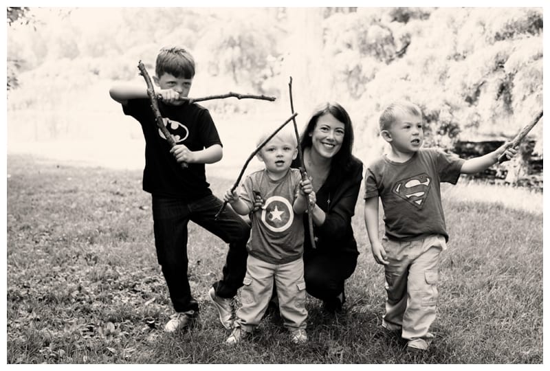 A Family Session of Generations at The Arboretum in Champaign, IL by Ebby L Photography