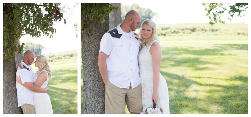 A Casual Country Wedding in Paris, IL by Ebby L Photography