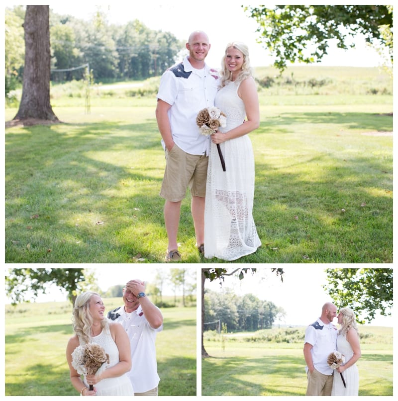 A Casual Country Wedding in Paris, IL by Ebby L Photography