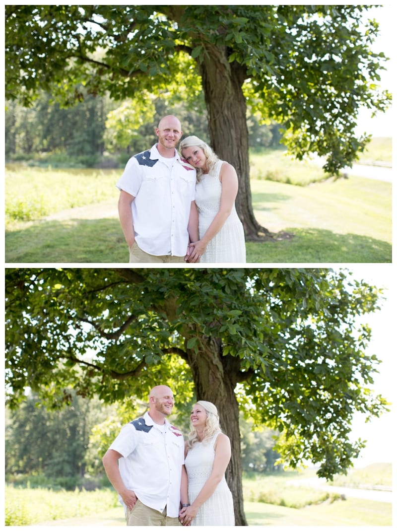 A Casual Country Wedding in Paris, IL by Ebby L Photography