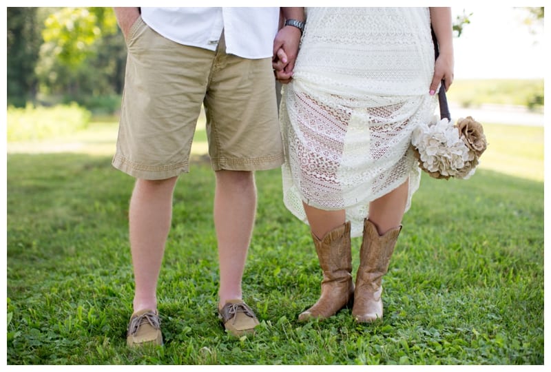 A Casual Country Wedding in Paris, IL by Ebby L Photography