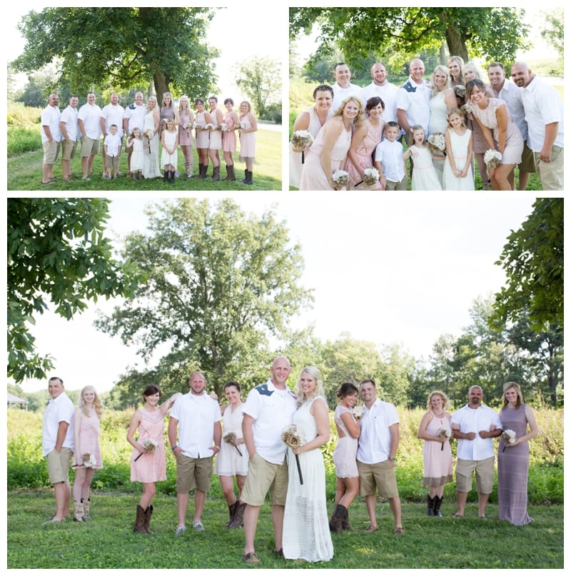 A Casual Country Wedding in Paris, IL by Ebby L Photography