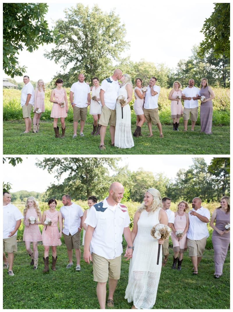 A Casual Country Wedding in Paris, IL by Ebby L Photography