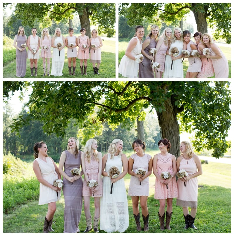 A Casual Country Wedding in Paris, IL by Ebby L Photography