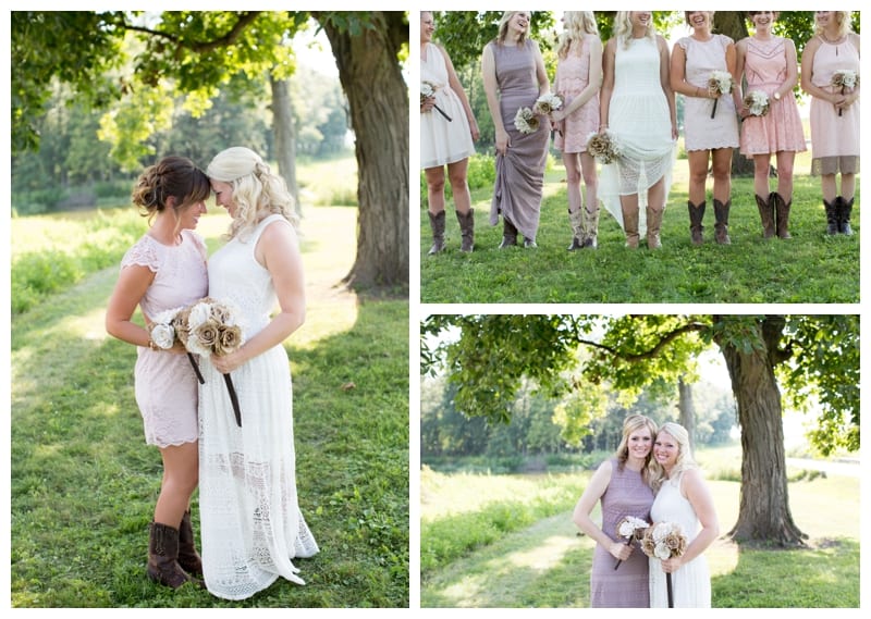 A Casual Country Wedding in Paris, IL by Ebby L Photography