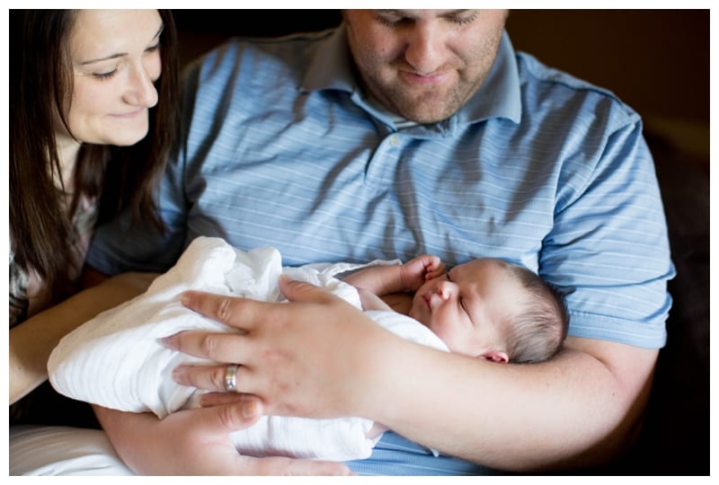 Newborn Baby Kennedy in Bloomington, IL by Ebby L Photography