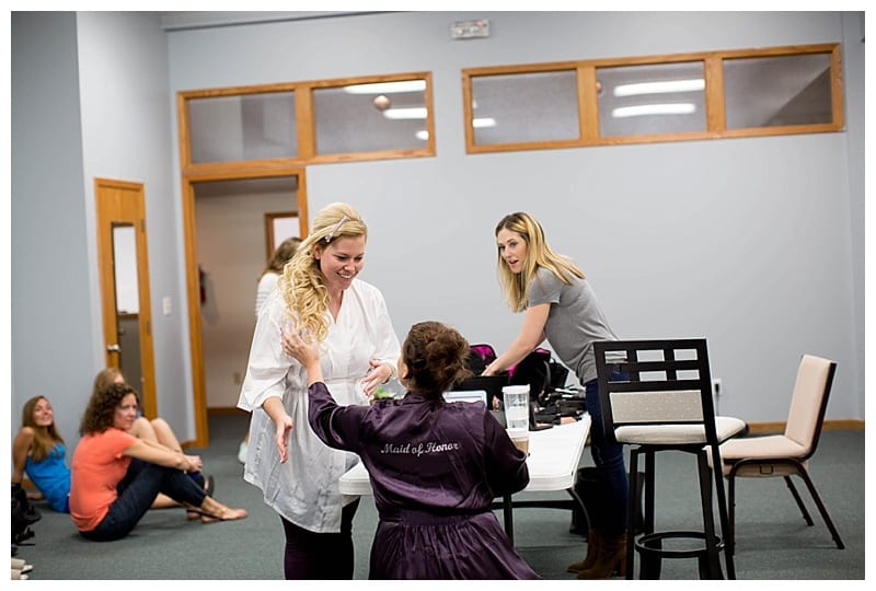 A Crazy Fun Friday Evening Wedding at The Hawthorne Suites in Champaign, IL by Ebby L Photography